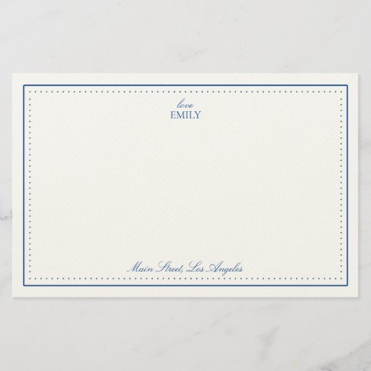 Liebe, Emily Notizblock Briefpapier (Vorderseite)