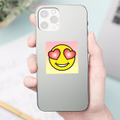Liebe Emoji Aufkleber (Telefon)