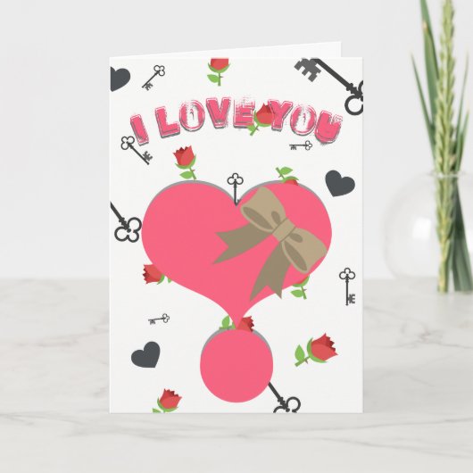 Liebe Emoji Card Feiertagskarte (Vorderseite)