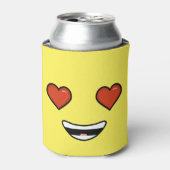 Liebe Emoji Dosenkühler (Kanne Vorderseite)