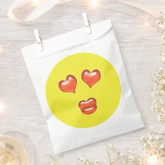 Liebe Emoji Geschenktütchen (Ausgeschnitten)