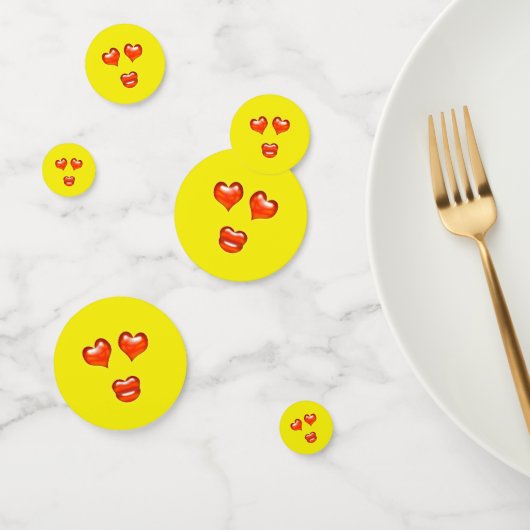 Liebe Emoji Konfetti (Gruppe)