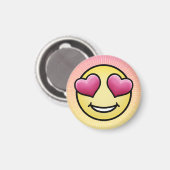 Liebe Emoji Magnet (Vorderseite/Rückseite)