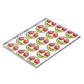 Liebe Emoji Notizblock (Linke Seite)