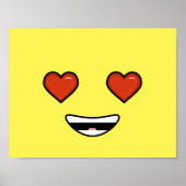 Liebe Emoji Poster (Vorne)