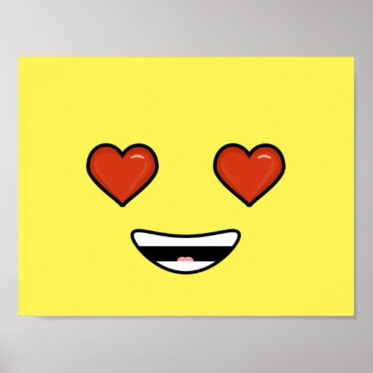 Liebe Emoji Poster (Vorne)