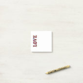 Liebe Emojis Post-It® Notes, 3" x 3" Post-it Klebezettel (Auf Schreibtisch)