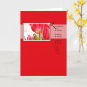 Liebe endet nie karte (Gelbe Blume)