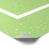 Liebe endet nie mit irischem Segen Poster (Ecke)