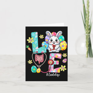 Liebe Endo Leben Endo Krankenschwester Hase Stetho Karte