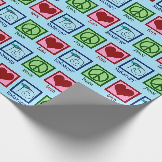 Liebe Endoskopie Geschenkpapier (Ecke)