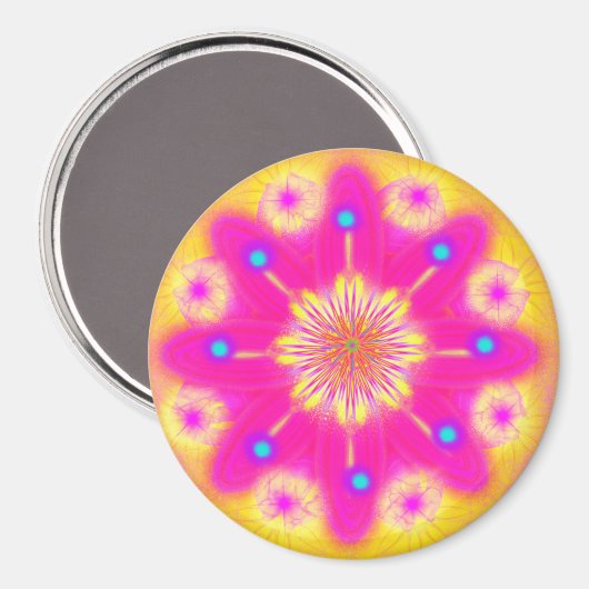 Liebe Energie nach Power Blume Magnet (Vorderseite/Rückseite)