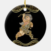 Liebe-Engel Keramikornament (Hinten)