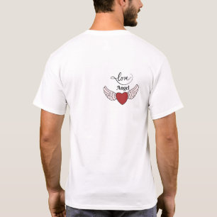 "Liebe Engel" T - Shirt "Back Heart"   Minimalisti