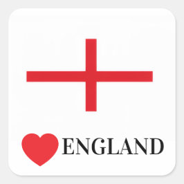 Liebe England Protest Sticker