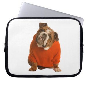 Liebe Englisch Bulldogge Welpe Hund Laptop Hülle C Laptopschutzhülle