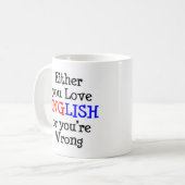 Liebe Englisch oder Kaffeetasse (Vorderseite Links)