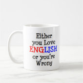 Liebe Englisch oder Kaffeetasse (Links)