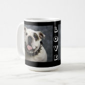 Liebe English Bulldog Welpe Hund Coffee Cup Tasse (Vorderseite Links)