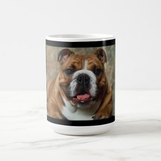 Liebe English Bulldog Welpe Hund Coffee Cup Tasse (Mittel)