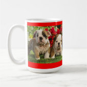Liebe English Bulldog Welpe Hund Coffee Cup Tasse (Links)