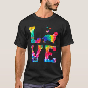 Liebe English Toy Spaniel Gefärbte Krawatte Dog Ma T-Shirt