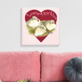Liebe Entchen Leinwanddruck (Insitu (Wohnzimmer))