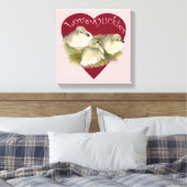 Liebe Entchen Leinwanddruck (Insitu (Schlafzimmer))