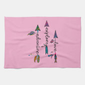 Liebe Entdecken Sie das Adventure Arrow Tribal Boh Geschirrtuch (Horizontal)