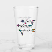 Liebe Entdecken Sie das Adventure Arrow Tribal Boh Glas (Vorderseite)