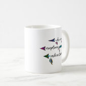 Liebe Entdecken Sie das Adventure Arrow Tribal Boh Kaffeetasse (VorderseiteRechts)