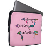 Liebe Entdecken Sie das Adventure Arrow Tribal Boh Laptopschutzhülle (Vorne Rechts)