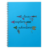 Liebe Entdecken Sie das Adventure Arrow Tribal Boh Notizblock (Vorderseite)