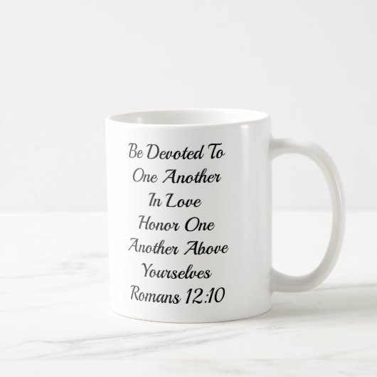 LIEBE (ENTWERFE DEINE EIGENE TASSE) KAFFEETASSE (Rechts)