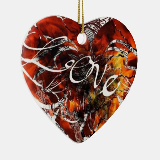 Liebe-Entwurf durch Nathan Robert Simonson Keramik Ornament (Rechts)