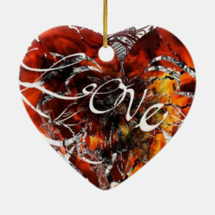 Liebe-Entwurf durch Nathan Robert Simonson Keramik Ornament
