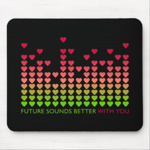 Liebe-Entzerrer mousepad