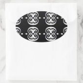Liebe Equal_ Ovaler Aufkleber (Tasche)