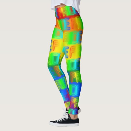 Liebe Equality Rainbow Flag LGBT Lesbischer Gay Pr Leggings (Links)