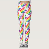 Liebe Equality Rainbow Flag LGBTQ Pride 2023 Leggi Leggings (Vorderseite)
