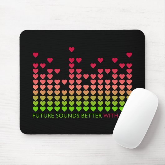 Liebe Equalizer Valentinstag Mousepad (Mit Mouse)