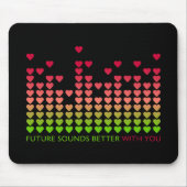 Liebe Equalizer Valentinstag Mousepad (Vorne)