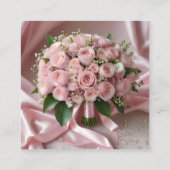 "Liebe erblühen: Ein Bouquet der zeitlosen Romanti Begleitkarte (Rückseite)