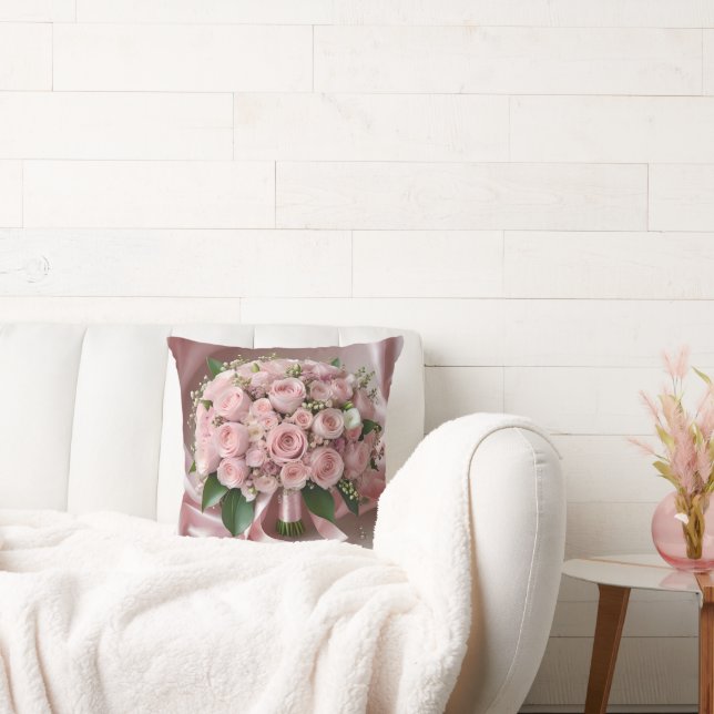 "Liebe erblühen: Ein Bouquet der zeitlosen Romanti Kissen (Liege)