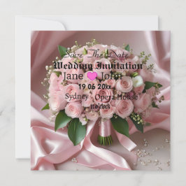 "Liebe erblühen: Ein Bouquet der zeitlosen Romanti Save The Date