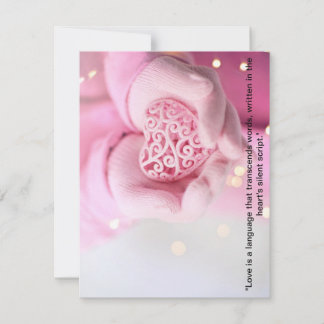 "Liebe erblüht: Moderner Valentinstag Feiertagskarte