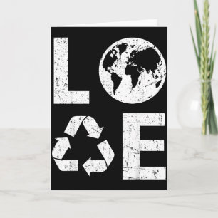 Liebe Erde &amp; Recycling Recycling  Karte