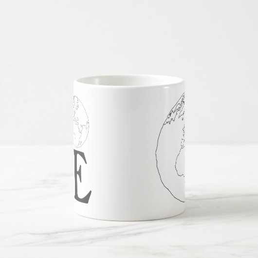 Liebe Erde! Kaffeetasse (Mittel)