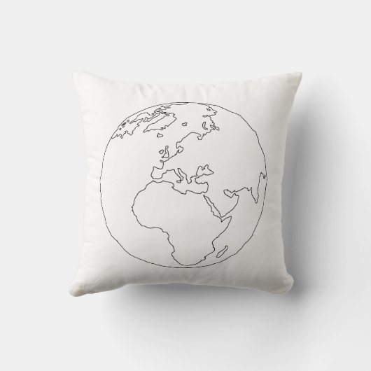 Liebe Erde! Kissen (Rückseite)