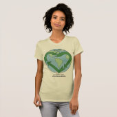 Liebe-Erde - recyceln Sie T-Shirt (Vorne ganz)